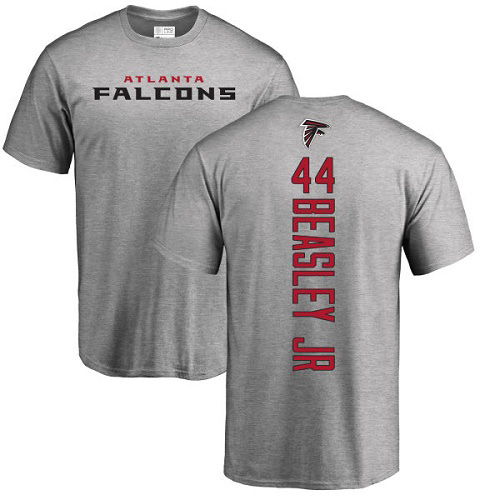Atlanta Falcons Men Ash Vic Beasley Backer NFL Football #44 T Shirt